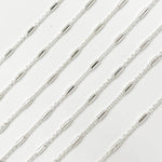 Load image into Gallery viewer, Sterling Silver Tube Satellite Chain