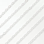 Load image into Gallery viewer, Sterling Silver Flat Cable Link Chain