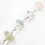 Load image into Gallery viewer, Multi Aquamarine Sterling Silver Wire Chain