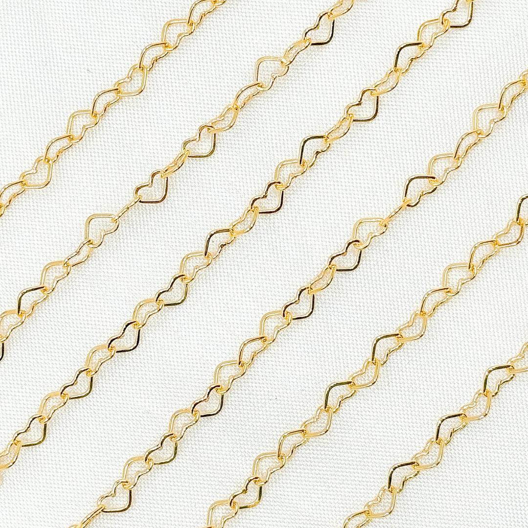 14K Gold Filled Heart Link Chain