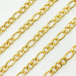 Load image into Gallery viewer, Gold Plated 925 Sterling Silver Gold Plated Figaro Chain. Y61GP