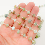 Load image into Gallery viewer, Peruvian Opal Sterling Silver Wire Chain