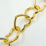 Load image into Gallery viewer, 14k Gold Filled Smooth Heart Link Chain