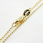 Load image into Gallery viewer, 14K Solid Gold Ball Necklace