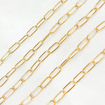 Load image into Gallery viewer, 14K Gold-Filled Smooth Paperclip Chain
