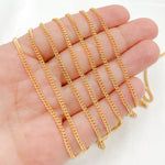 Load image into Gallery viewer, 14K Gold Filled Tiny Curb Chain Bulk