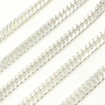Load image into Gallery viewer, 925 Sterling Silver Double Curb Chain