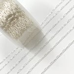 Load image into Gallery viewer, Sterling Silver Smooth Paperclip Chain