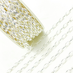 Load image into Gallery viewer, Sterling Silver Smooth Oval Link Chain