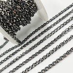 Load image into Gallery viewer, Black Rhodium Sterling Silver Wheat Chain
