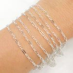 Load image into Gallery viewer, Sterling Silver Diamond Cut Marina Link Chain