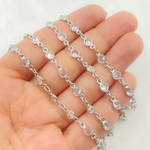Load image into Gallery viewer, Cubic Zirconia Round Shape Connected Chain