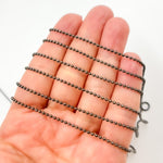Load image into Gallery viewer, Black Rhodium Sterling Silver Diamond Cut Ball Chain