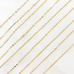 Load image into Gallery viewer, 14K Gold-Filled Flat Cable Chain