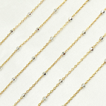 Load image into Gallery viewer, 14k Gold Filled with 925 Sterling Silver Beads Satellite Chain
