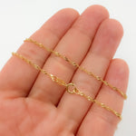 Load image into Gallery viewer, 14K Solid Gold Singapore Chain