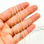 Load image into Gallery viewer, 70/7796SS. 925 Sterling Silver Enamel Bar Link Chain