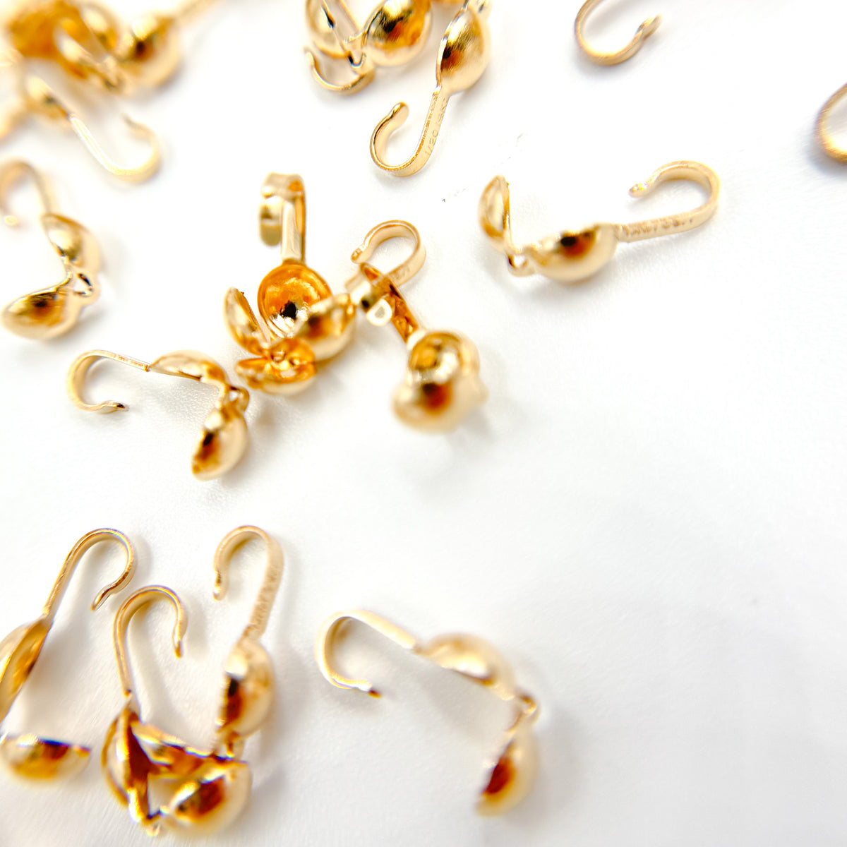 Gold Filled Clamshell Bead Tip