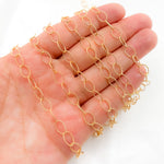 Load image into Gallery viewer, 14K Gold Filled Twisted Oval Link Chain