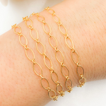 Load image into Gallery viewer, 14k Gold Filled Twisted Oval and Round Links Chain