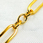 Load image into Gallery viewer, 14K Gold-Filled Flat Long & Short Links Chain
