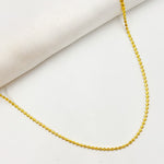 Load image into Gallery viewer, Gold Plated Sterling Silver Ball Necklace