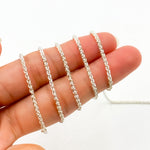 Load image into Gallery viewer, 472SS. 925 Sterling Silver Wheat Chain