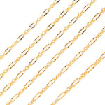 Load image into Gallery viewer, 14k Gold Filled Diamond Cut Marina Link Chain