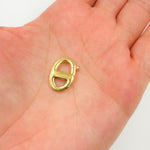 Load image into Gallery viewer, 17MM Gold-plated Sterling Silver Marina Clasp