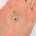 Load image into Gallery viewer, 1355OX. 20MM Oxidized Sterling Silver Oval Clasp