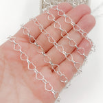 Load image into Gallery viewer, Sterling Silver Heart & Oval Link Chain