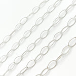 Load image into Gallery viewer, Sterling Silver Twisted Oval Link Chain