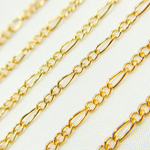 Load image into Gallery viewer, Yellow Gold Filled Figaro Style Chain.