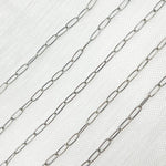 Load image into Gallery viewer, 1606OX. Oxidized Sterling Silver Paperclip Chain