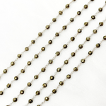 Load image into Gallery viewer, Pyrite 925 Sterling Silver Wire Chain.
