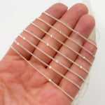 Load image into Gallery viewer, Sterling Silver Satellite Curb & Diamond Cut Marina Link Chain