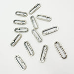 Load image into Gallery viewer, 20MM Oxidized Sterling Silver Oval Clasp