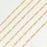 Load image into Gallery viewer, 14k Gold Filled Curb and Diamond Cut Marina Link Chain