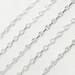 Load image into Gallery viewer, 925 Sterling Silver Oval & Mariner Link Chain.