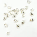 Load image into Gallery viewer, 3MM White Sterling Silver Crimp Cover