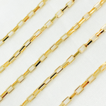Load image into Gallery viewer, Gold Plated Sterling Silver Box Chain