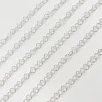 Load image into Gallery viewer, Sterling Silver Clover Link Chain