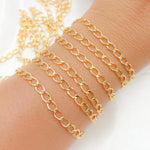 Load image into Gallery viewer, 14K Gold Filled Oval Curb Chain