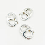 Load image into Gallery viewer, 17MM White Sterling Silver Marina Clasp