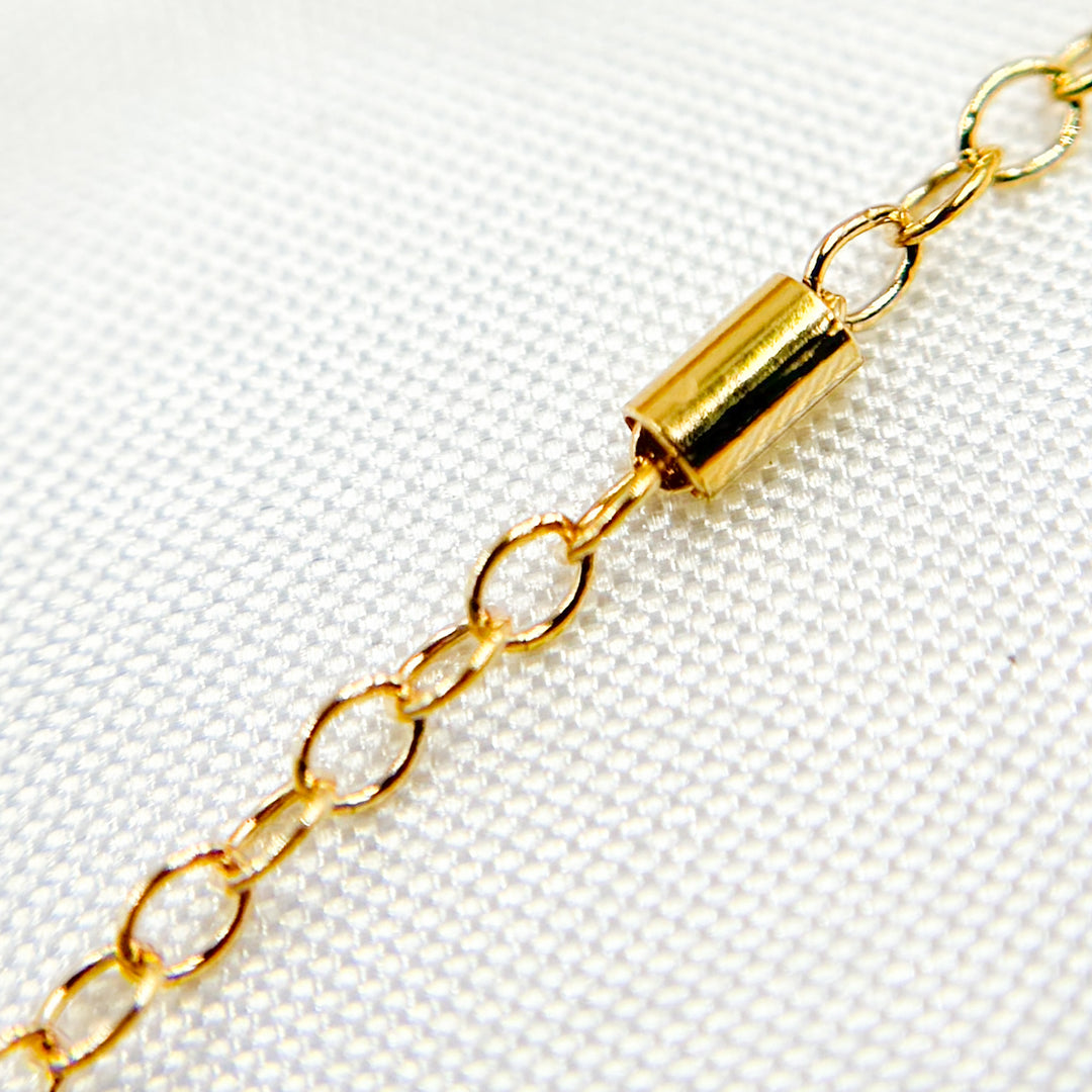 14K Gold-Filled Tube Size Satellite Chain