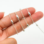 Load image into Gallery viewer, 925 Sterling Silver Satellite Chain