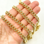 Load image into Gallery viewer, Gold Plated 925 Sterling Silver Hollow Curb Chain