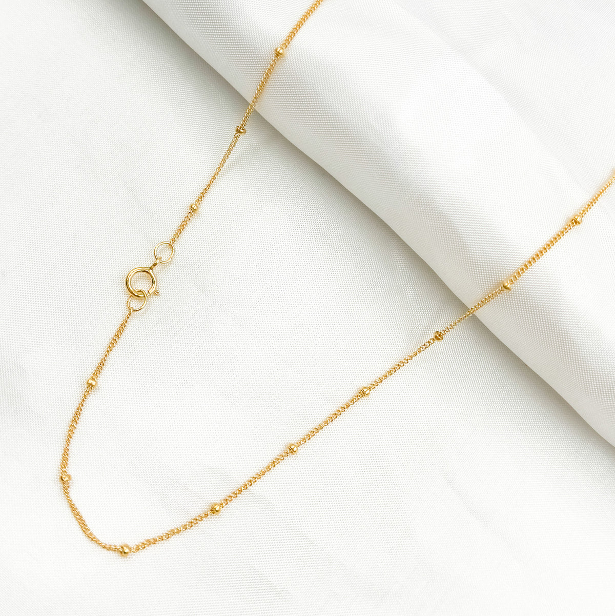 14K Gold-Filled Satellite Ball Finished Necklace