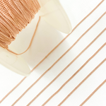 Load image into Gallery viewer, Rose Gold Filled Curb Link Chain