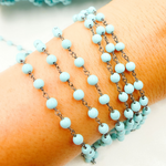 Load image into Gallery viewer, Turquoise Oxidized Wire Chain